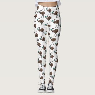 Leggings Emu con ilustracion personalizado de huevos