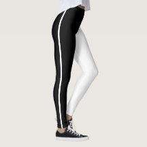 Leggings en blanco y negro que captan la simplicid