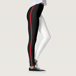 Leggings en blanco y negro que captan la simplicid