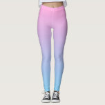 Leggings En colores pastel palidezca - la pendiente rosada<br><div class="desc">Una pendiente simple con todo magnífica de pálido - rosa y azul. Haga clic el botón del "personalizar" para cambiar la dirección de la pendiente.</div>