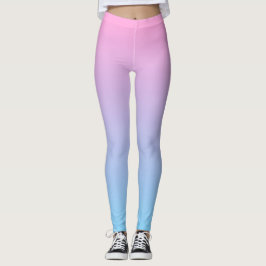Leggings En colores pastel palidezca - la pendiente rosada