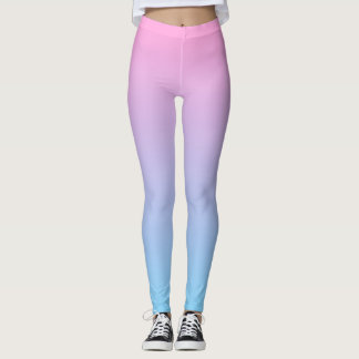 Leggings En colores pastel palidezca - la pendiente rosada