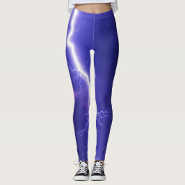 Leggings en el estilo azul cielo nocturno
