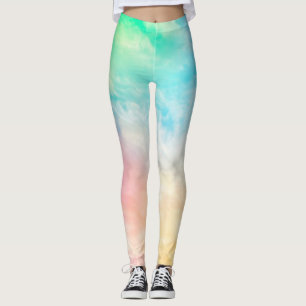 Leggings en varios colores con spandex/poliéster.