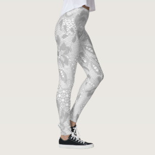 Leggings Encaje, cordón, lazo, del cordón,