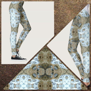 Leggings Encaje Falso Inspirado en la Naturaleza