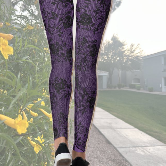 Leggings Encaje Morado (Subido por el creador)