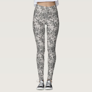 Leggings Encaje negro