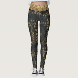 Leggings Encaje Negro d' Elegancia