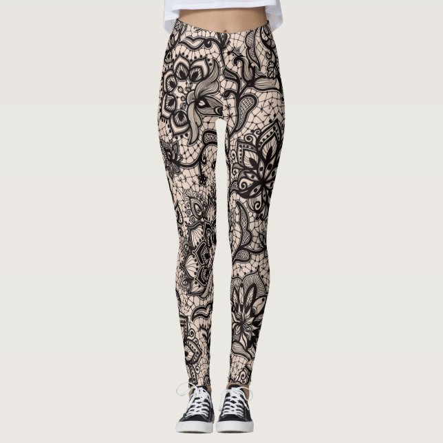 Leggings Encaje Suntuoso (Anverso)