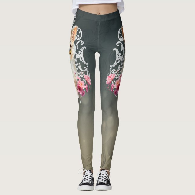 Leggings Encantador, gatito esponjoso (Anverso)