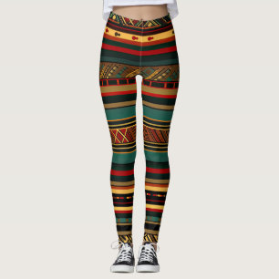 Leggings Encanto étnico vintage
