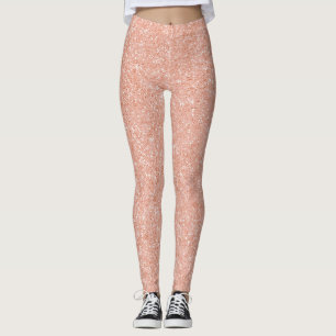 Leggings Encanto mínimo del oro del purpurina brillante