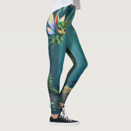 Leggings Enchanted Fairy Critter – Magical Forest Sprite 