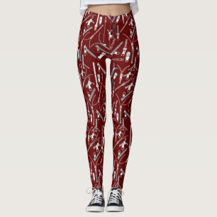Leggings Encuentra tus cremalleras.bx4 DRed BG