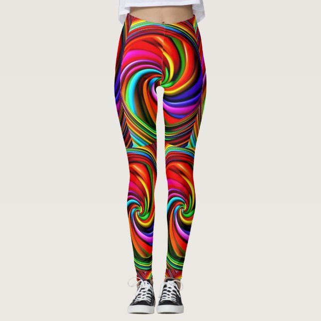LEGGINGS  ENERGÍA DE VIBRACIÓN DE LEGGINES DE RAINBOW (Anverso)