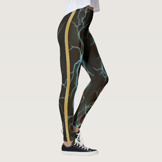 Leggings Energía Eléctrica Con Bandas De Brass (Derecha)