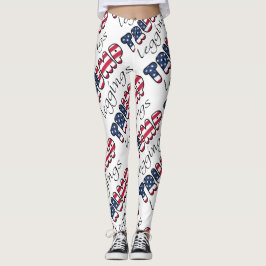 Leggings Engranaje patriótico de la elección de las