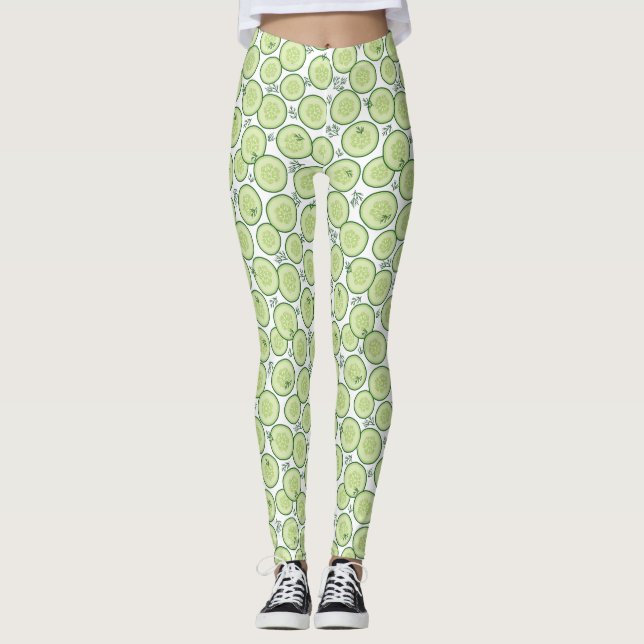 Leggings Ensalada de pepino (Anverso)