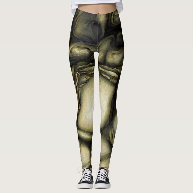 Leggings Entorno de lavado de tinta 59 (Anverso)