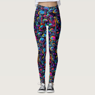 Leggings Entrar en un Neon Wonderland: Grooves brillantes
