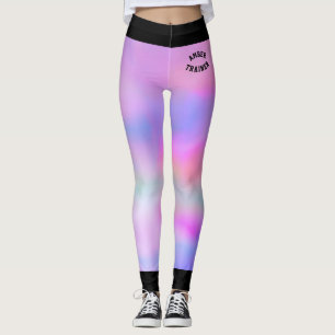 Leggings Entrenador azul y rosa del Litmus Mágico