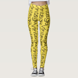 Leggings Entrenamiento amarillo intenso