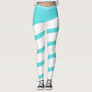 Leggings entrenamiento blanco azul moderno