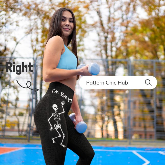 Leggings Entretenimiento de ejercicios elegantes con pantal (Subido por el creador)