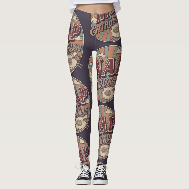 Leggings Entusiasta de las Siestas (Anverso)