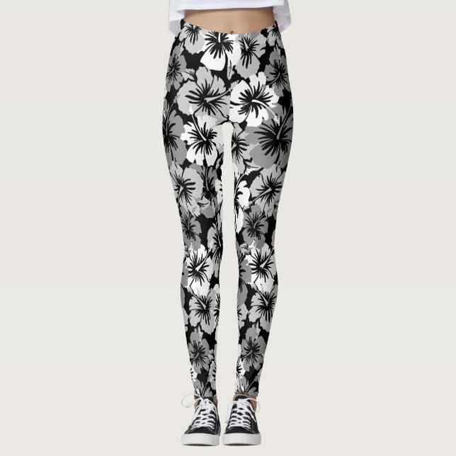Leggings Epic Hibiscus Hawai Tropical Floral (Anverso)