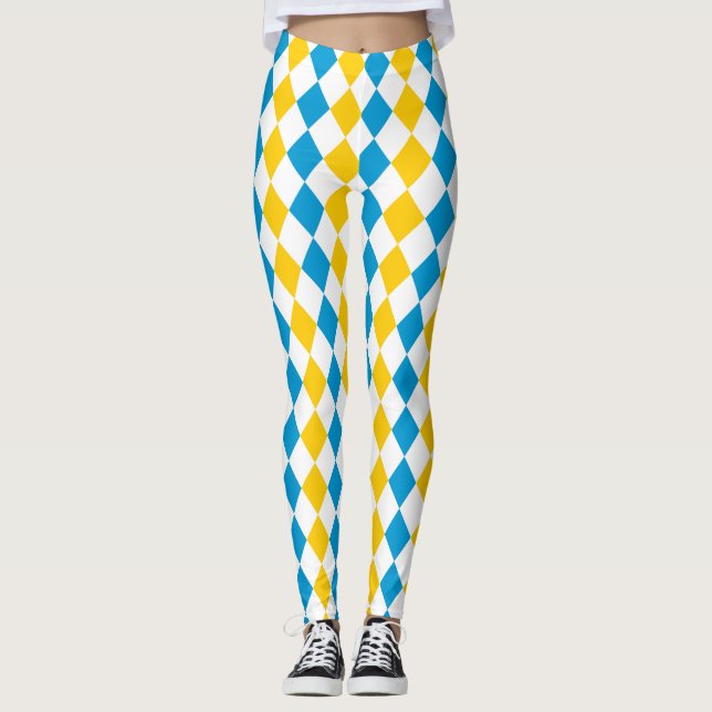 Leggings Equipo Oktoberfest Bayern Azul amarillo y blanco (Anverso)