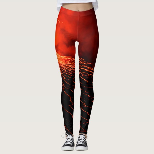 Leggings erupción volcánica (Anverso)