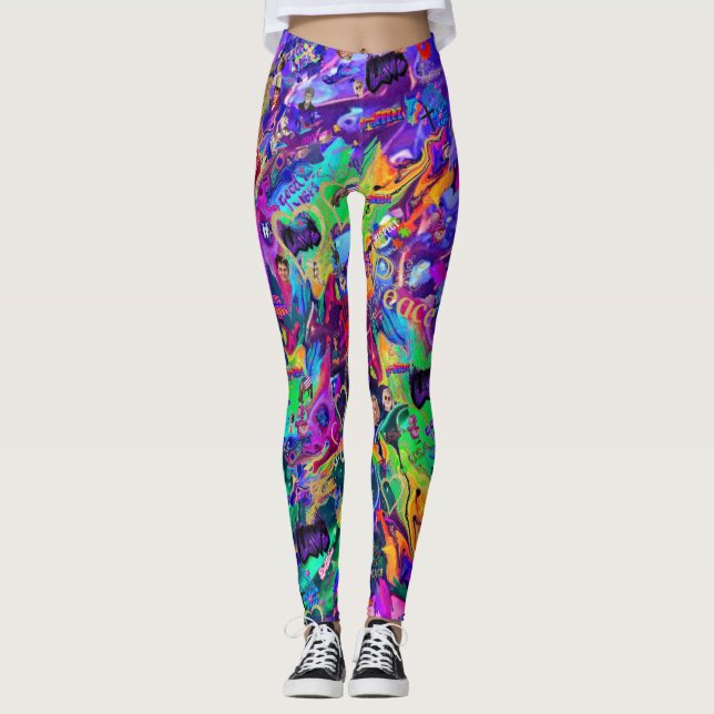 Leggings Es sólo un graffiti de CBDOilPrincess (Anverso)