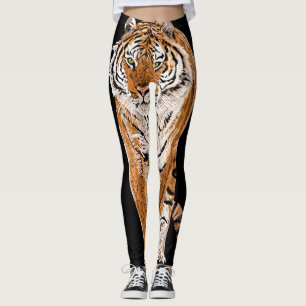 Leggings Esbozo del tigre de Bengala: Impresión de animales
