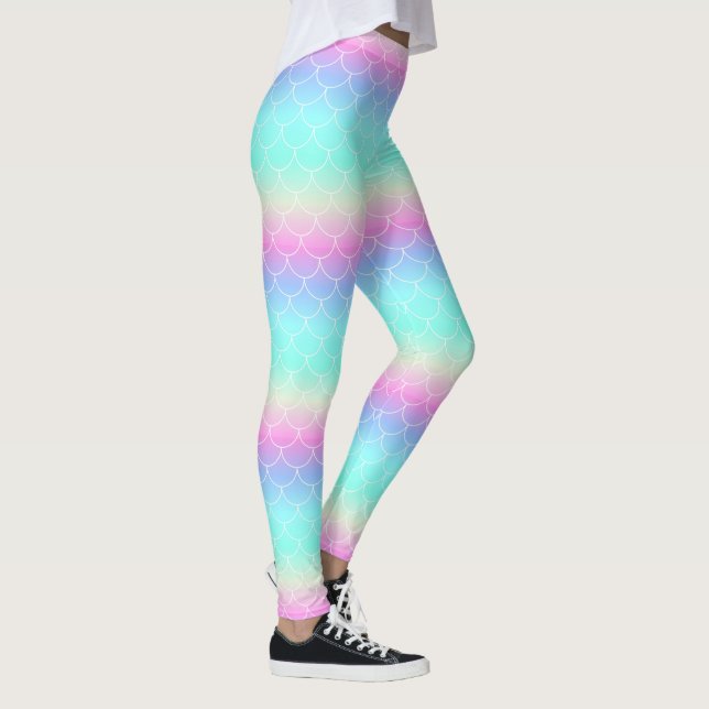 Leggings Escala de sirenas arcoiris (Derecha)