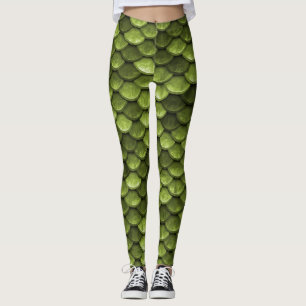Leggings Escala de sirenas verdes