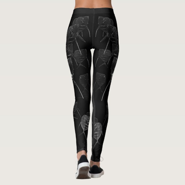 Leggings Escala gris "Mira hacia abajo" (Reverso)