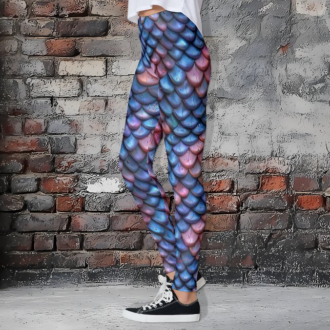 Leggings Escalas de Sirenas (Irridescent Mermaid Scale Leggings)