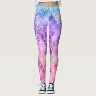 Leggings Escalas de sirenas unicornio de verano 1