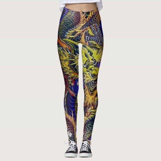 Leggings Escalas del dragón (Anverso)