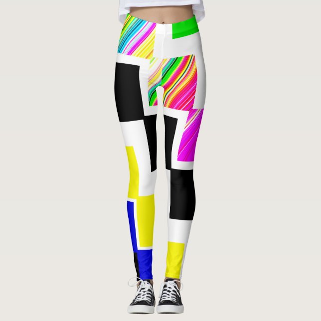 Leggings Escaleras de colores (Anverso)