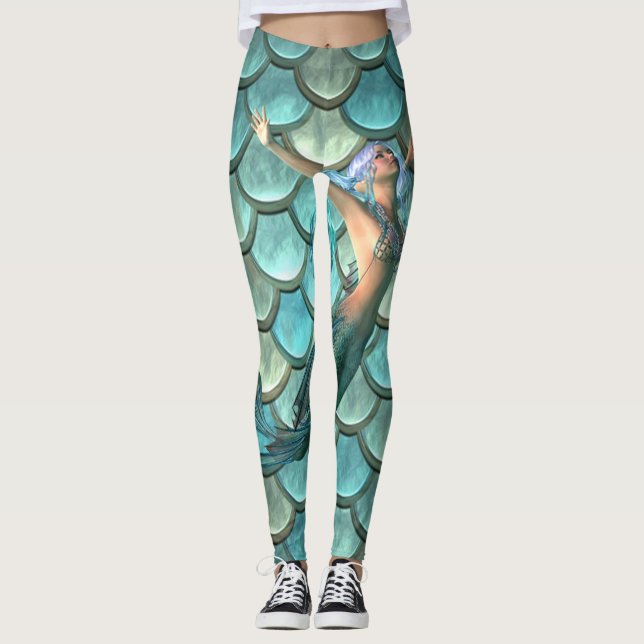 Leggings Escamas de cola de sirena (Anverso)