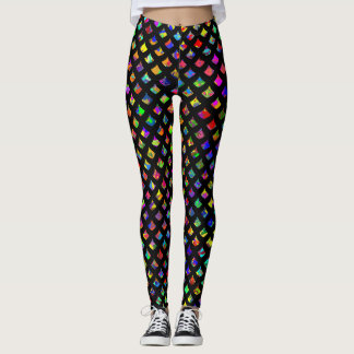 Leggings Escamas de sirena con salpicaduras de pintura