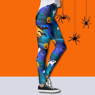 Leggings Escandalosas piernas de Halloween batean pantalone
