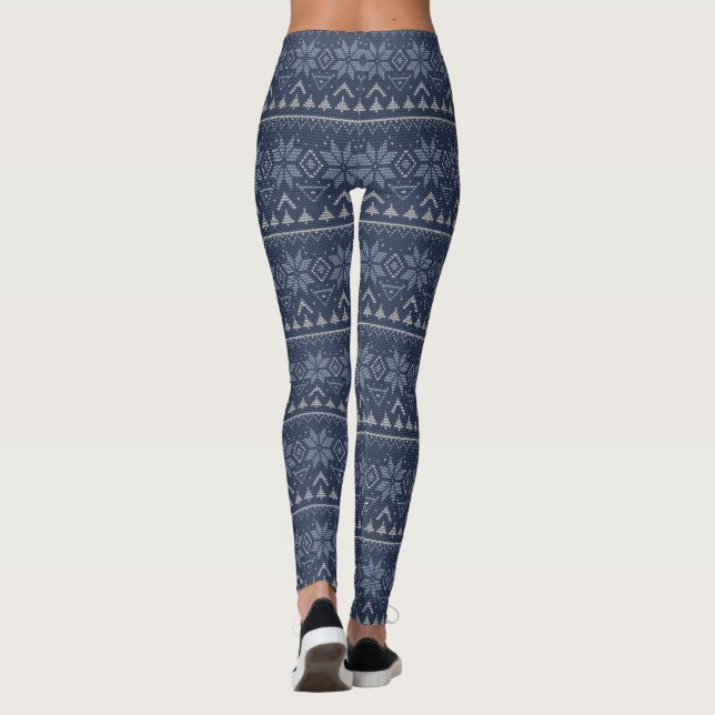 Leggings Escandinavo, tejer (Reverso)