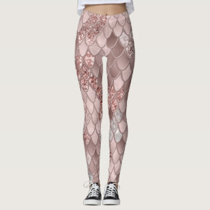 Leggings Escaparate de sirvienta Glam #5 (Purpurina falso)