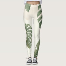 Leggings Escape Tropical – Pantalón de Yoga de Hoj