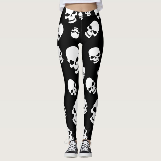 Leggings Escaramuzas de Gótico espeluznantes Piernas de Hal (Anverso)