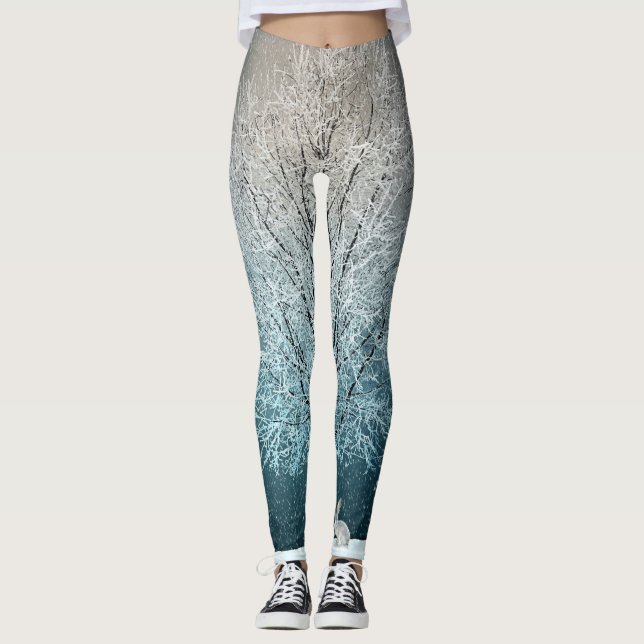 Leggings Escena de invierno (Anverso)